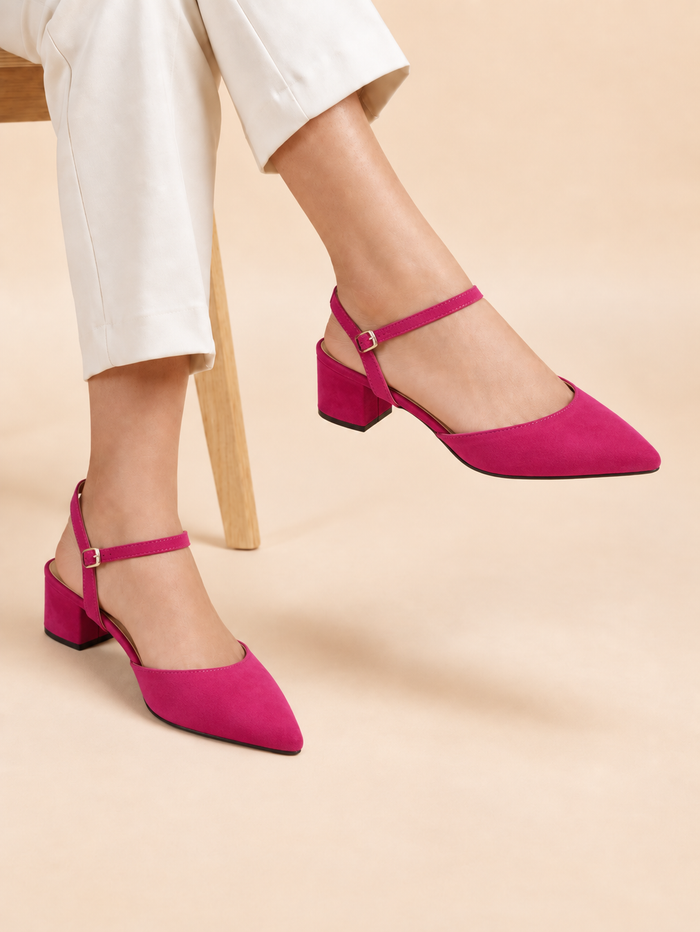 Camellia Pointed Slingback Courtshoes