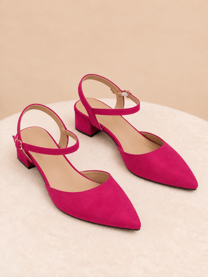 Camellia Pointed Slingback Courtshoes