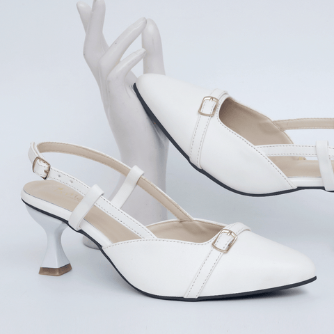 Criss Cross Pointed Courtshoes