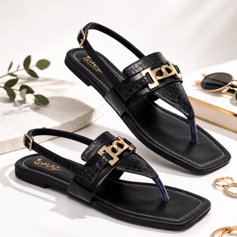 Elegant Buckled Sandal
