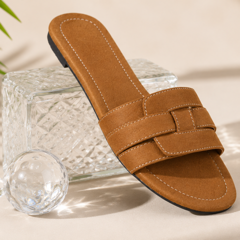 Luna Woven Flat Slide