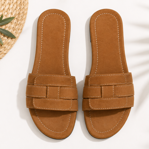 Luna Woven Flat Slide