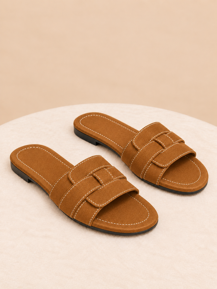 Luna Woven Flat Slide